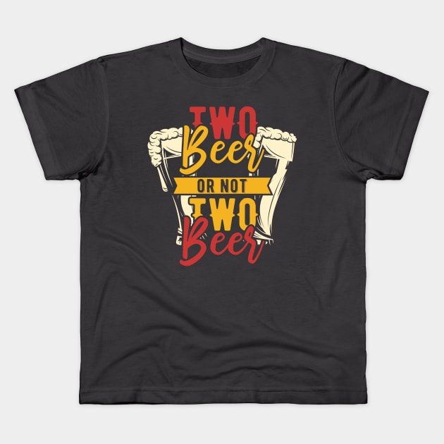 Two Beer Kids T-Shirt by animericans